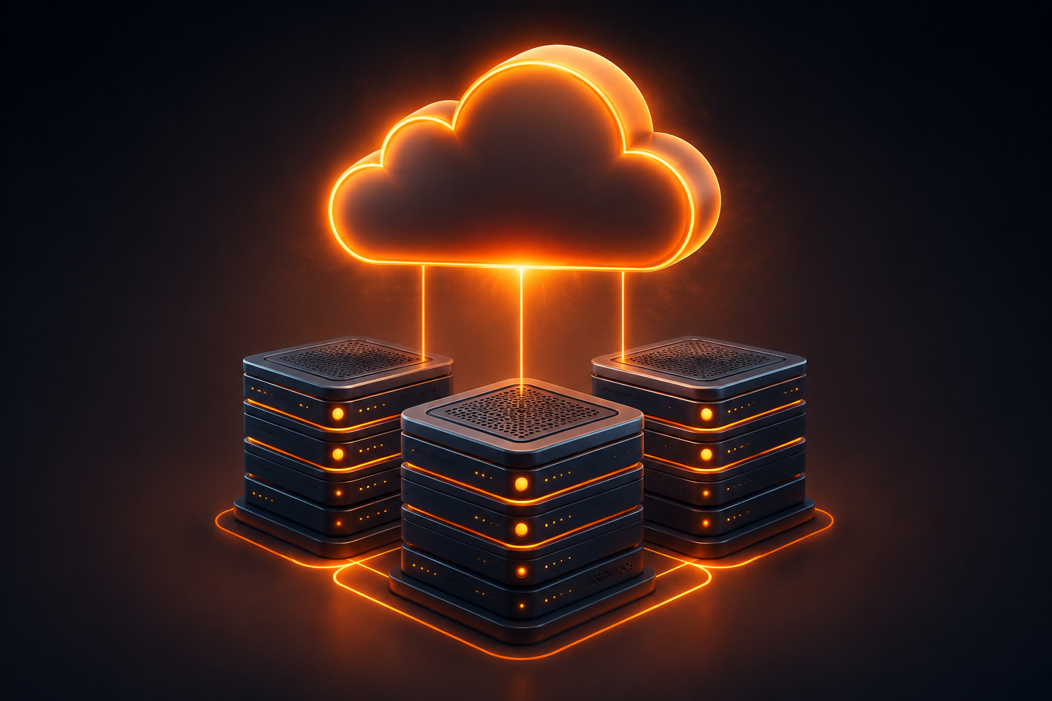 Nameflint cloud hosting services illustration